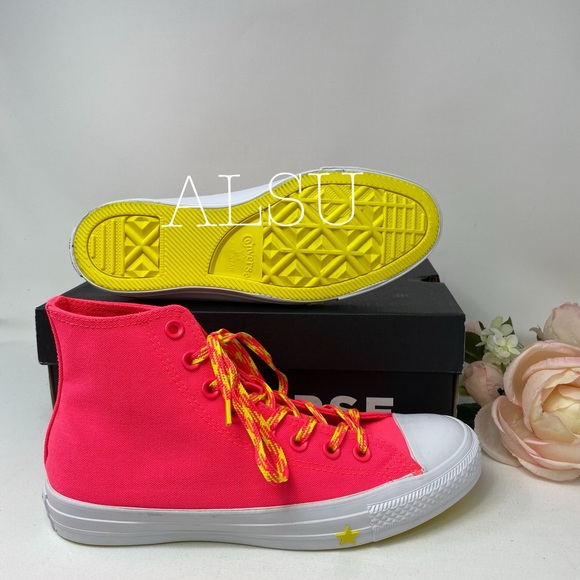 Converse Ctas Canvas High Top Racer Pink W - Picture 4 of 8